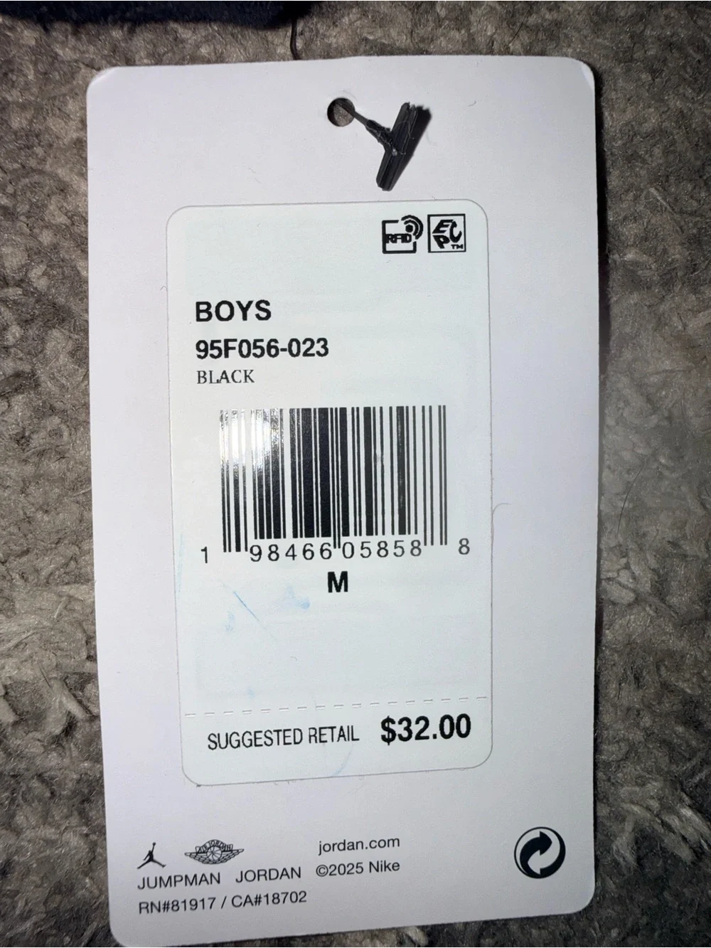 Jordan Jumpman Seasonal Graphic Tee Boys M NWT